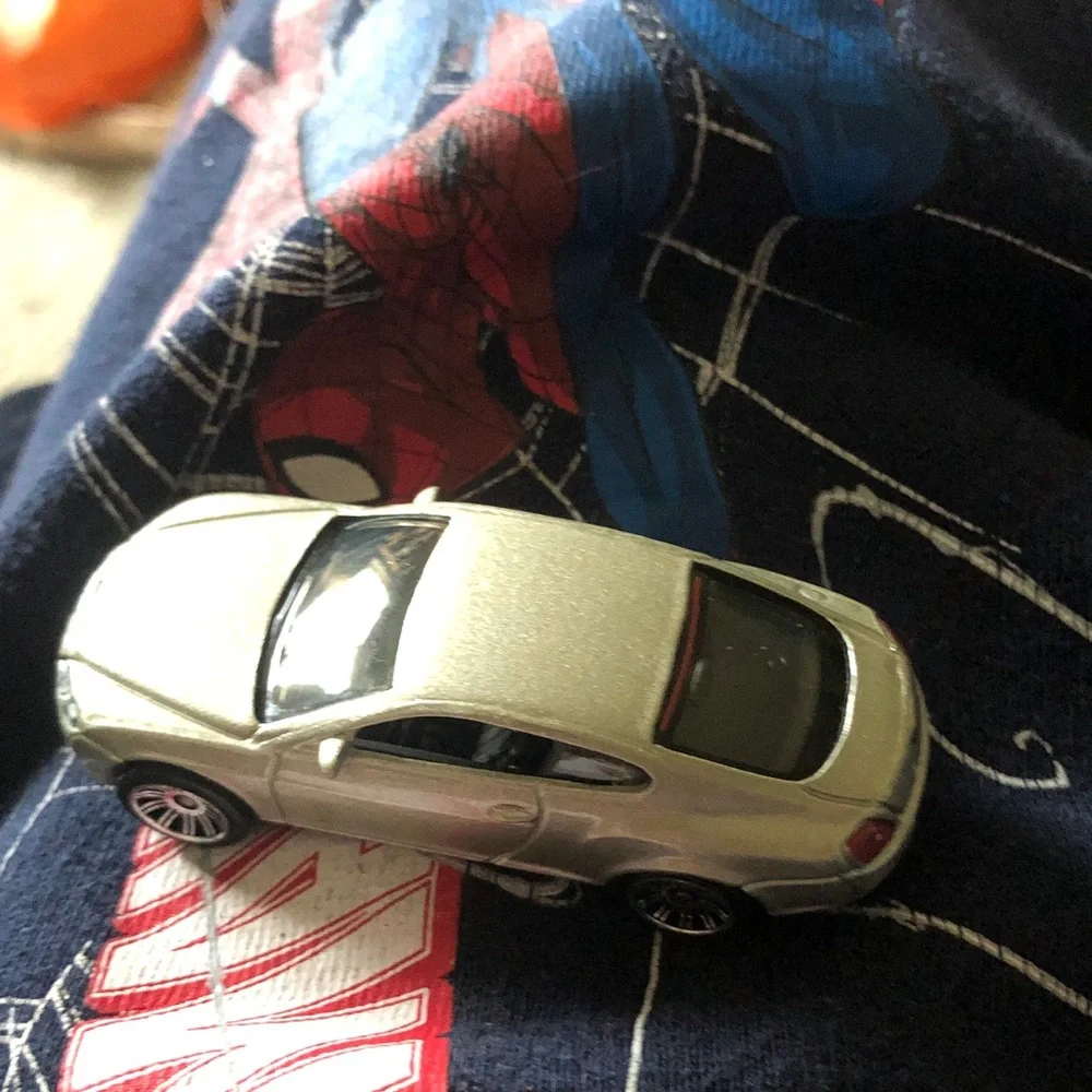 Silver Die-Cast Toy Car - Mini Collectible